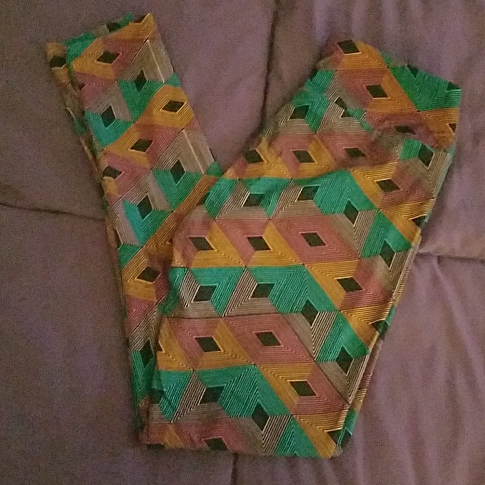 Geometric print lularoe leggings